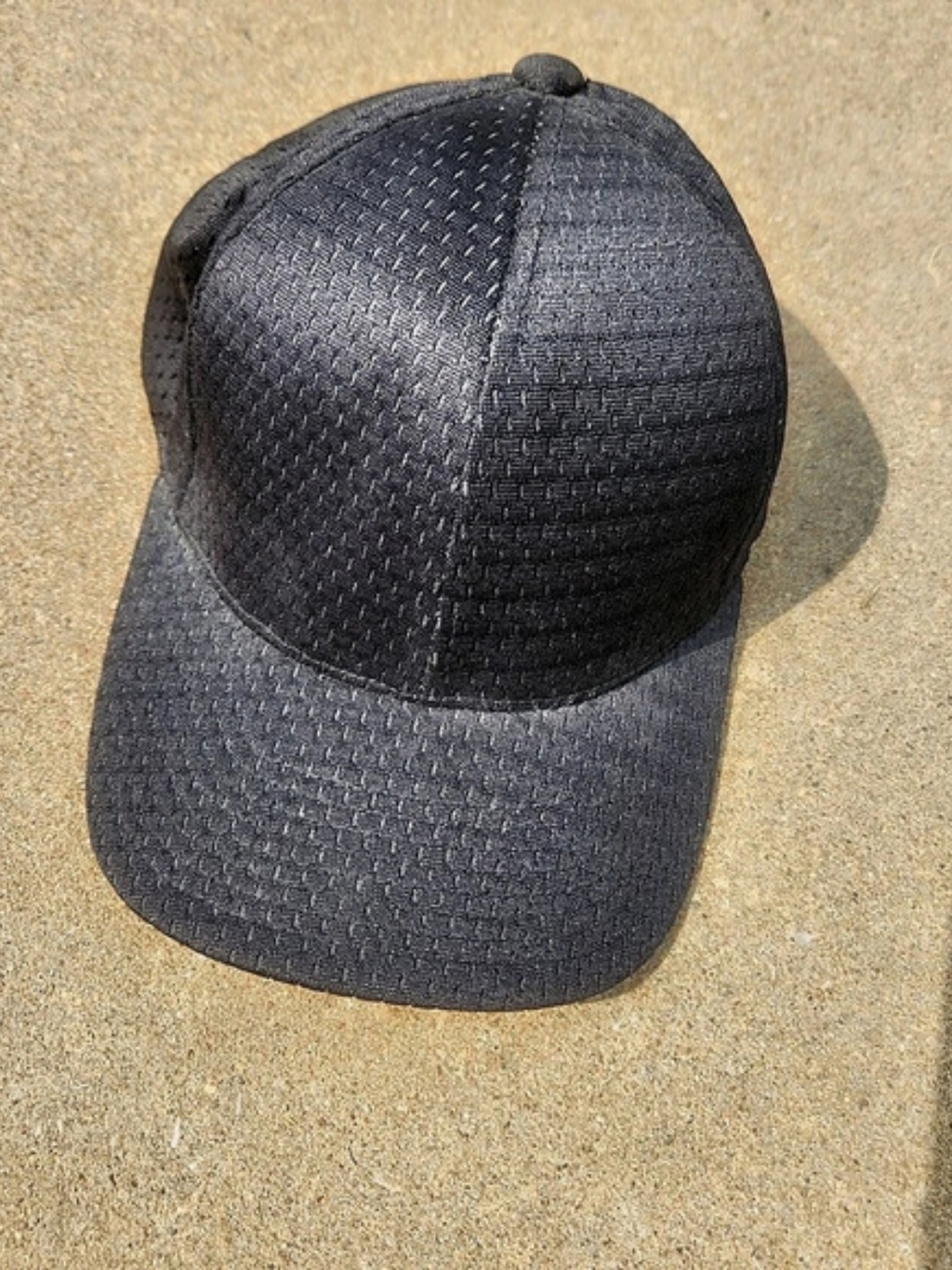Flexfit Athletic Mesh Cap Black Hat